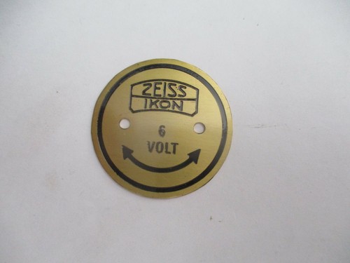 Typenschild schild carl - carl, zeiss